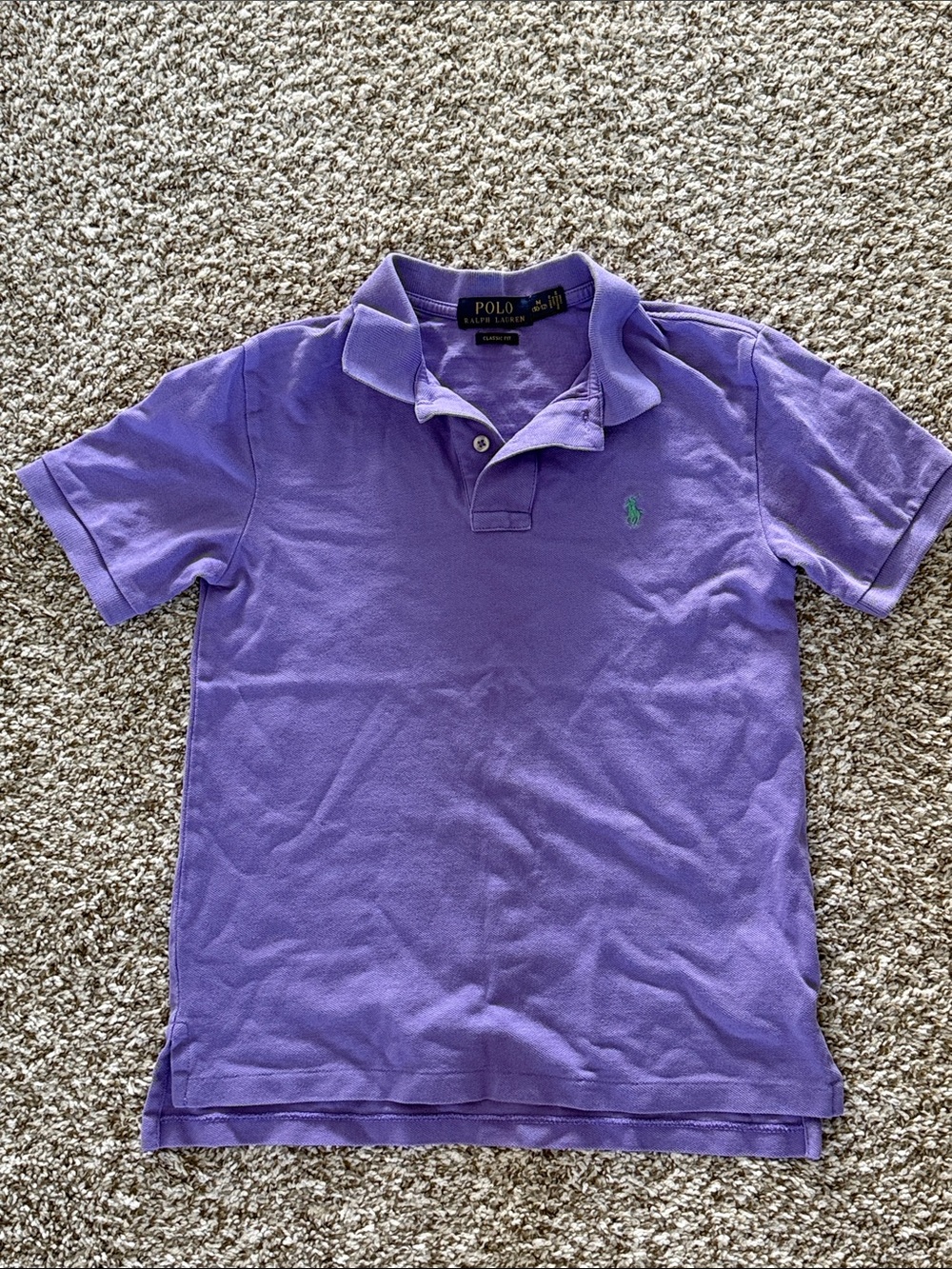 Polo by Ralph Lauren Purple Short-Sleeve Polo Shirt